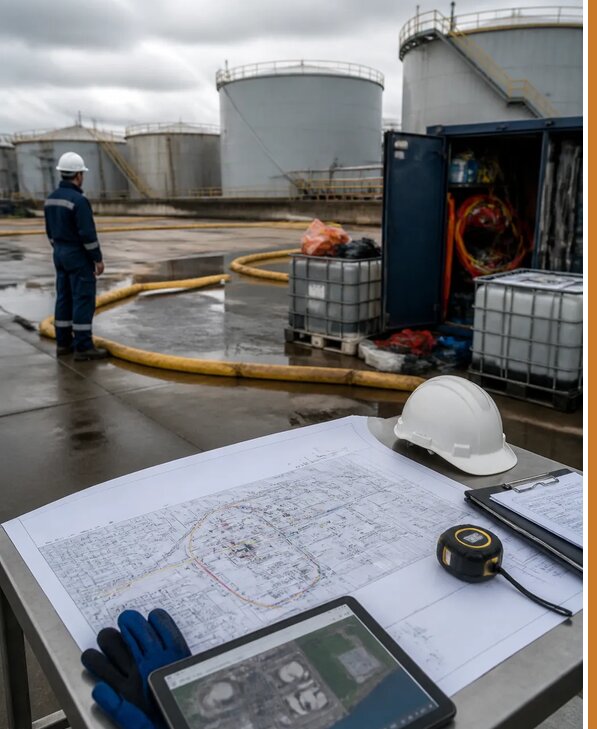 Разработка плана ликвидации разливов нефти в Лобне